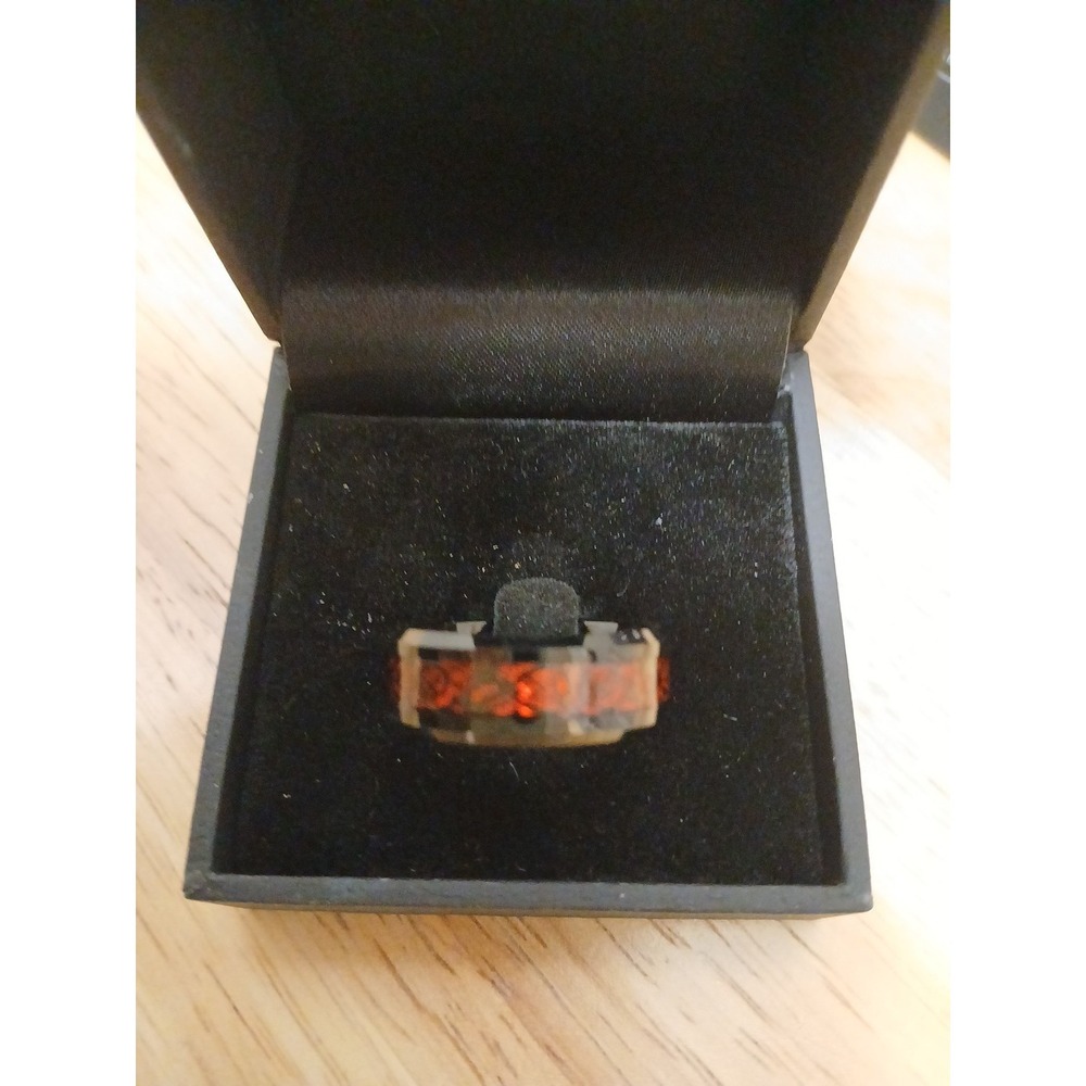 New Red Celtic Dragon Black Tungsten Carbide Ring Mens Wedding Band King Will